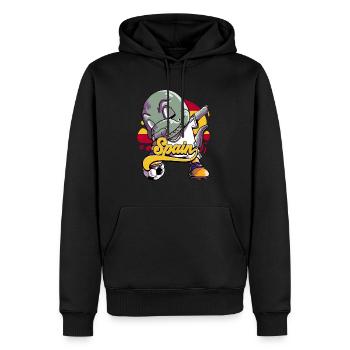 Espagne Football - Sweat à capuche Premium bio Homme - noir - Devant - Nico (187cm)