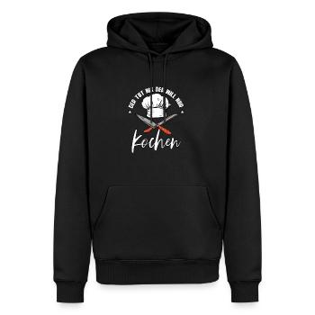 Der Tut Nix Der Will Nur Kochen Koch - Männer Premium Bio Hoodie - Schwarz - Vorne - Nico (187cm)