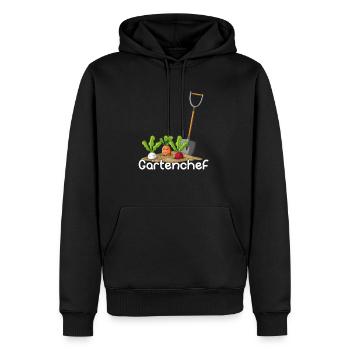 Gartenchef Gärtner Gartenarbeit Hobby Garten Desig - Männer Premium Bio Hoodie - Schwarz - Vorne - Nico (187cm)