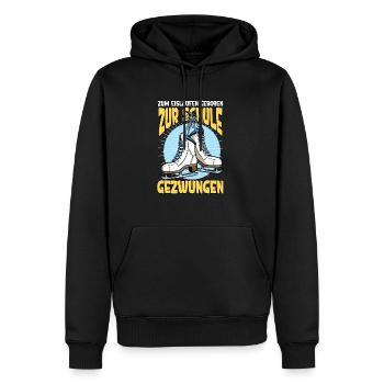 Eislaufen - Männer Premium Bio Hoodie - Schwarz - Vorne - Nico (187cm)