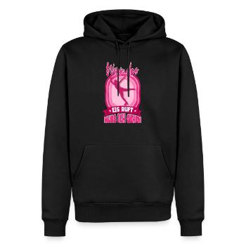 Eislaufen - Männer Premium Bio Hoodie - Schwarz - Vorne - Nico (187cm)