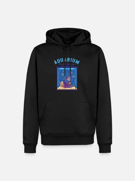 Aquarium Flüsterer Aquarianer - Männer Premium Bio Hoodie - Schwarz