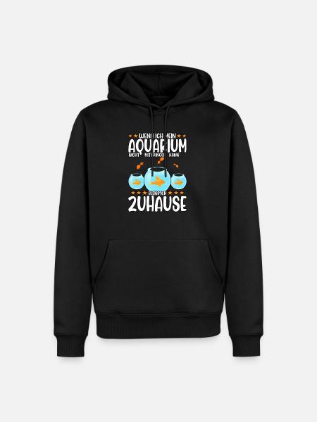 Aquarianer - Männer Premium Bio Hoodie - Schwarz