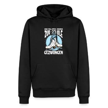 Eislaufen - Männer Premium Bio Hoodie - Schwarz - Vorne - Nico (187cm)