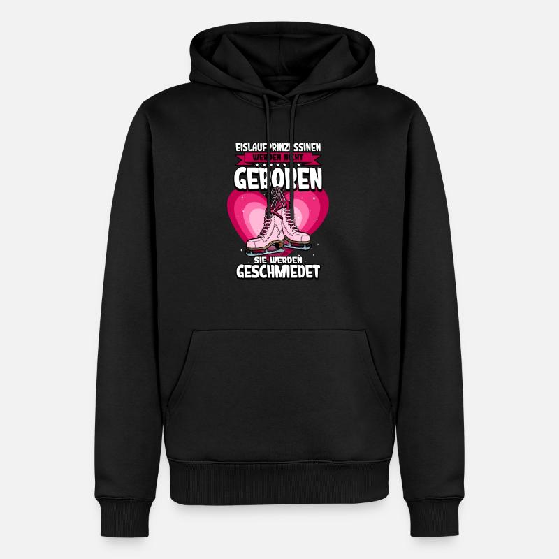Eislaufen - Männer Premium Bio Hoodie - Schwarz