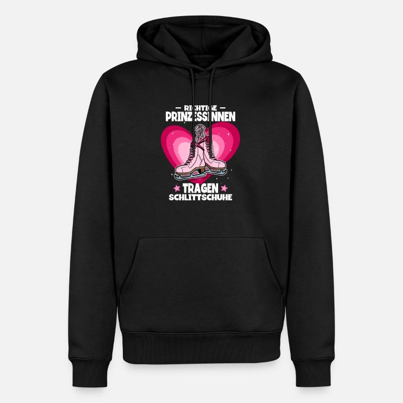 Eislaufen - Männer Premium Bio Hoodie - Schwarz