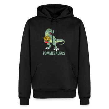 Pommes Frites Pommes Geschenk Pommes Fritten Spruc - Männer Premium Bio Hoodie - Schwarz - Vorne - Nico (187cm)