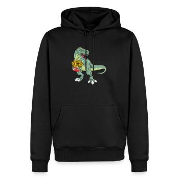 Pommes Frites Pommes Geschenk Pommes Fritten Spruc - Männer Premium Bio Hoodie - Schwarz - Vorne - Nico (187cm)