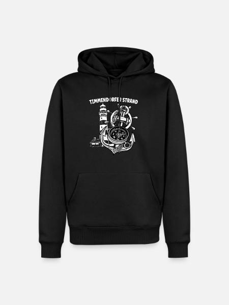 Timmendorfer Beach - Men’s Premium Organic Hoodie - black