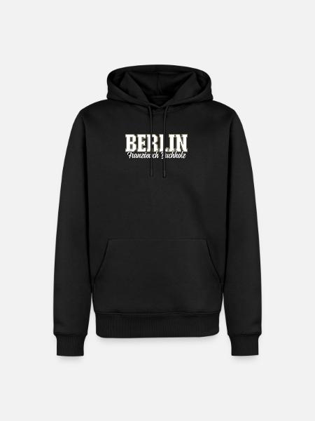 Berlin Französisch Buchholz - Männer Premium Bio Hoodie - Schwarz