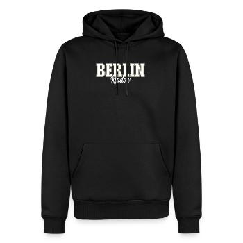 Berlin Kladow - Männer Premium Bio Hoodie - Schwarz - Vorne - Nico (187cm)