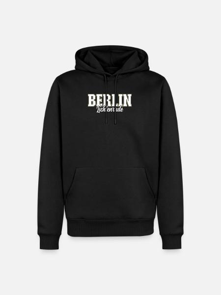 Berlin Lichtenrade - Männer Premium Bio Hoodie - Schwarz