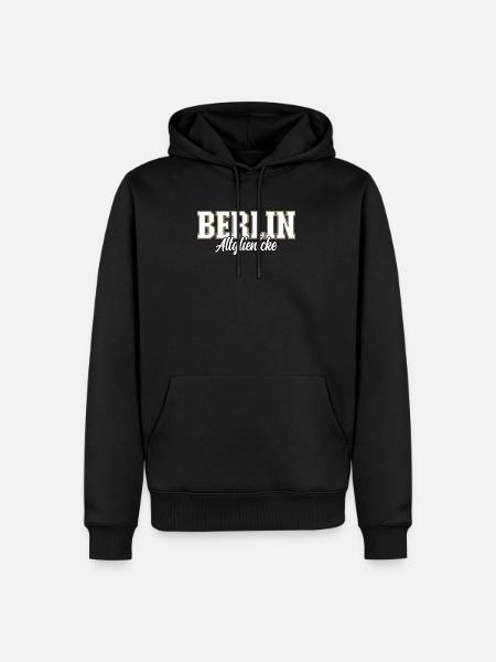 Berlin Altglienicke - Männer Premium Bio Hoodie - Schwarz