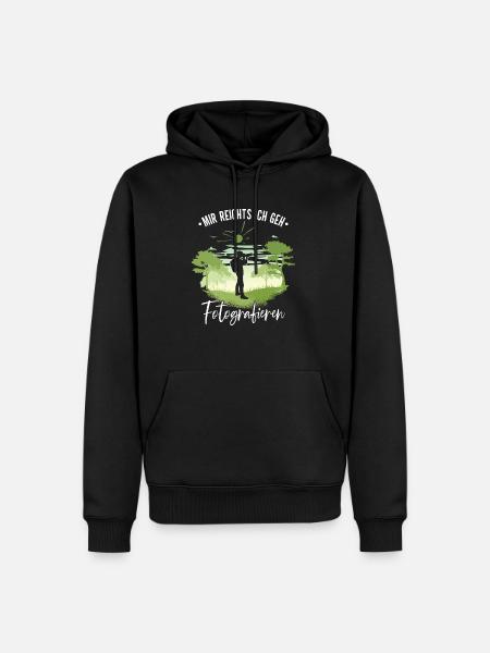 Fotografieren Fotografen - Männer Premium Bio Hoodie - Schwarz