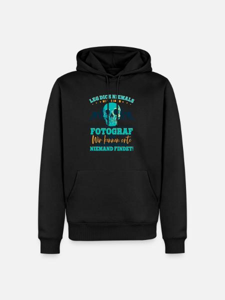 Fotografieren Fotografen - Männer Premium Bio Hoodie - Schwarz
