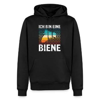 Ich Bin Eine Biene Imker Biene Bienenflüsterer Ges - Männer Premium Bio Hoodie - Schwarz - Vorne - Nico (187cm)