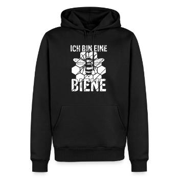 Ich Bin Eine Biene Geschenk Imker Biene Bienen Flü - Männer Premium Bio Hoodie - Schwarz - Vorne - Nico (187cm)