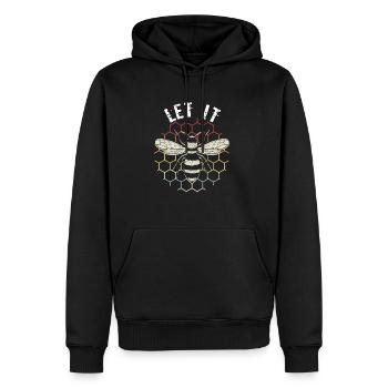 Let It Bee Bienen Flüsterer - Imker Biene Imkerei - Männer Premium Bio Hoodie - Schwarz - Vorne - Nico (187cm)