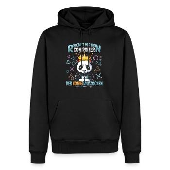 Zocken Reichet mir den Controller Gaming - Männer Premium Bio Hoodie - Schwarz - Vorne - Nico (187cm)