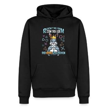 Zocken Reichet mir den Controller Gaming - Männer Premium Bio Hoodie - Schwarz - Vorne - Nico (187cm)