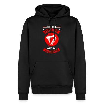 Friseurin Friseur Zauberer Spruch Haarstylist Gesc - Männer Premium Bio Hoodie - Schwarz - Vorne - Nico (187cm)