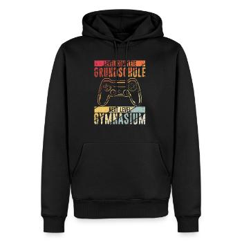 Level Complete Einschulung Gymnasium 5. Klasse Gam - Männer Premium Bio Hoodie - Schwarz - Vorne - Nico (187cm)
