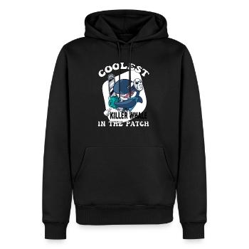 Coolest Killer Whale In The Patch Halloween - Männer Premium Bio Hoodie - Schwarz - Vorne - Nico (187cm)
