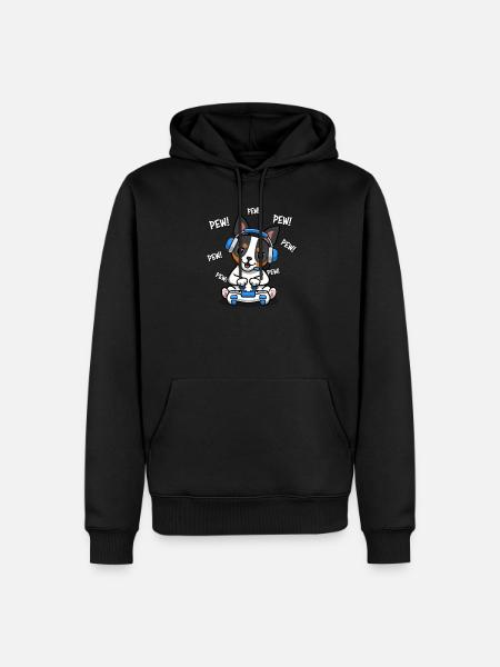 Rat Terrier - Men’s Premium Organic Hoodie - black
