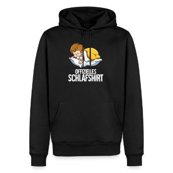 Offizielles Schlafshirt Junge - Männer Premium Bio Hoodie - Schwarz - Vorne - Nico (187cm)