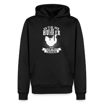 Hühner Landwirt Traktor Agrar Landwirtschaft Spruc - Männer Premium Bio Hoodie - Schwarz - Vorne - Nico (187cm)