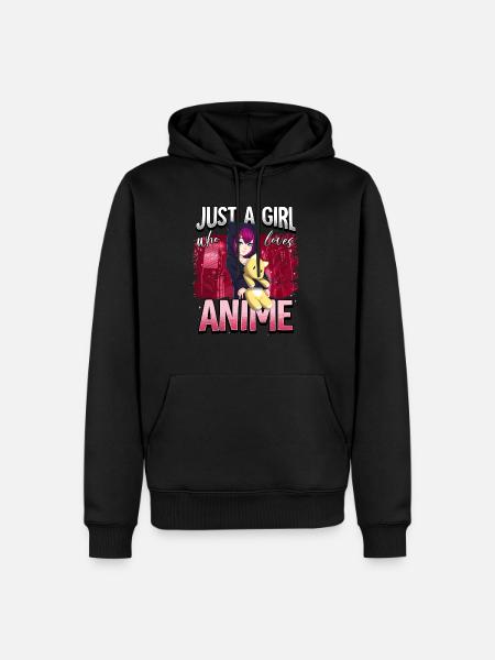 Anime Otaku Weeb - Men’s Premium Organic Hoodie - black