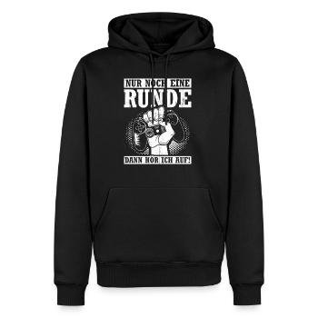 Andere Brauchen Eine Therapie Ich Geh Einfach In D - Männer Premium Bio Hoodie - Schwarz - Vorne - Nico (187cm)