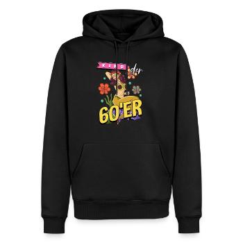 Kind der 60er Jahre Meerjungfrau Kostüm - Männer Premium Bio Hoodie - Schwarz - Vorne - Nico (187cm)