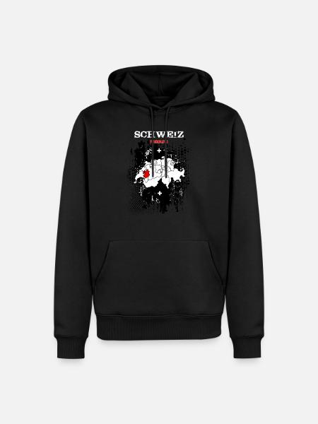 Freiburg - Männer Premium Bio Hoodie - Schwarz