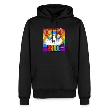 Pride LGBTQ Christopher Street Day Kostüm Pride - Männer Premium Bio Hoodie - Schwarz - Vorne - Nico (187cm)