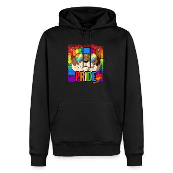 Pride LGBTQ Christopher Street Day Kostüm Pride - Männer Premium Bio Hoodie - Schwarz - Vorne - Nico (187cm)