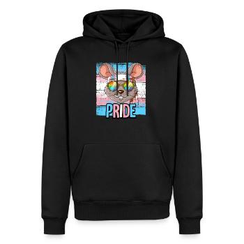 Pride LGBTQ Transgender Flag Costume Pride Month - Men’s Premium Organic Hoodie - black - Front - Nico (187cm)