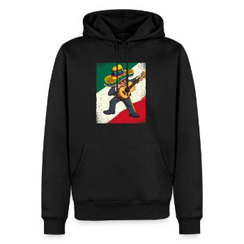 Dabbing Mexican Mariachi Cinco De Mayo - Männer Premium Bio Hoodie - Schwarz - Vorne - Nico (187cm)