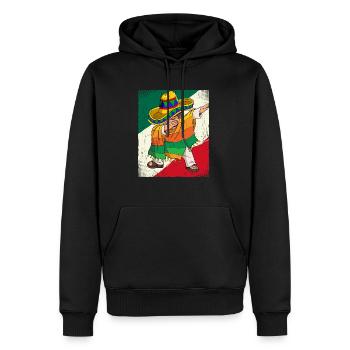 Dabbing Mexican Mann Cinco De Mayo - Männer Premium Bio Hoodie - Schwarz - Vorne - Nico (187cm)