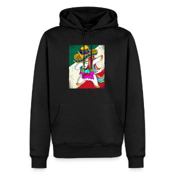 Dabbing Mexican Einhorn Cinco De Mayo - Männer Premium Bio Hoodie - Schwarz - Vorne - Nico (187cm)