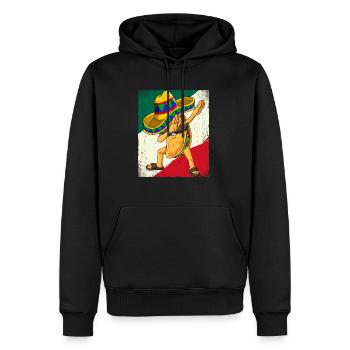Dabbing Mexican Taco Cinco De Mayo - Männer Premium Bio Hoodie - Schwarz - Vorne - Nico (187cm)