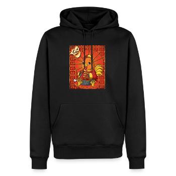 Jahr Des Hahns Mondneujahrsfest Chinesisches - Männer Premium Bio Hoodie - Schwarz - Vorne - Nico (187cm)