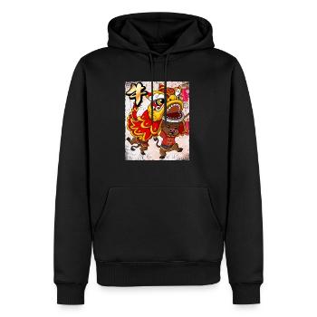 Jahr Des Ochsens Mondneujahrsfest Chinesisches - Männer Premium Bio Hoodie - Schwarz - Vorne - Nico (187cm)