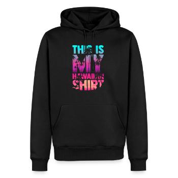 This is My Hawaiian Shirt Beach Sunglasses Vacatio - Männer Premium Bio Hoodie - Schwarz - Vorne - Nico (187cm)