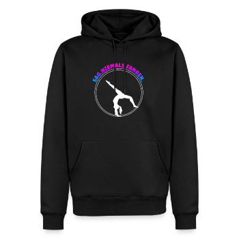 Turnen Rhönrad Turntrainer Gymnsatik Geschenk Bode - Männer Premium Bio Hoodie - Schwarz - Vorne - Nico (187cm)