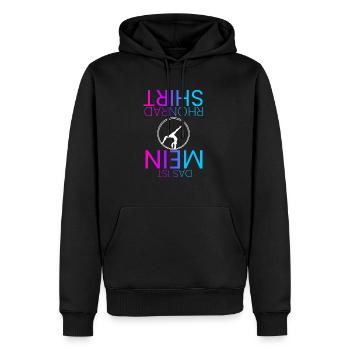 Das Ist Mein Rhönrad Shirt Trainer Sportverein Tur - Männer Premium Bio Hoodie - Schwarz - Vorne - Nico (187cm)
