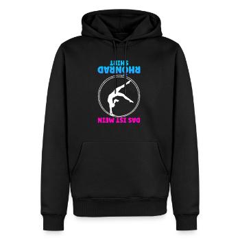 Das Ist Mein Rhönrad Shirt Trainer Sportverein Tur - Männer Premium Bio Hoodie - Schwarz - Vorne - Nico (187cm)
