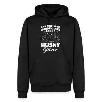Husky Hundefan Hundebesitzer Hund Gassi Geher Hund - Männer Premium Bio Hoodie - Schwarz - Vorne - Nico (187cm)