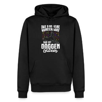 Grand Danois Chien Fan Chien Propriétaire Chien Chien Amour - Sweat à capuche Premium bio Homme - noir - Devant - Nico (187cm)