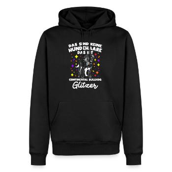Continental Bulldog Hundebesitzer Hund Hundeliebha - Männer Premium Bio Hoodie - Schwarz - Vorne - Nico (187cm)